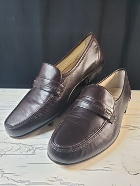 Bally 'Mathew' Loafer in Dark Brown - Men's size 12